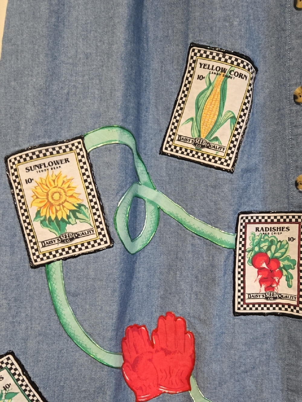 Vintage Denim Gardening Dress - Picture 7 of 11